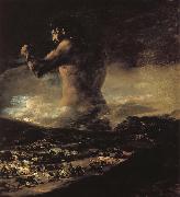 Francisco Goya The Colossus oil painting on canvas